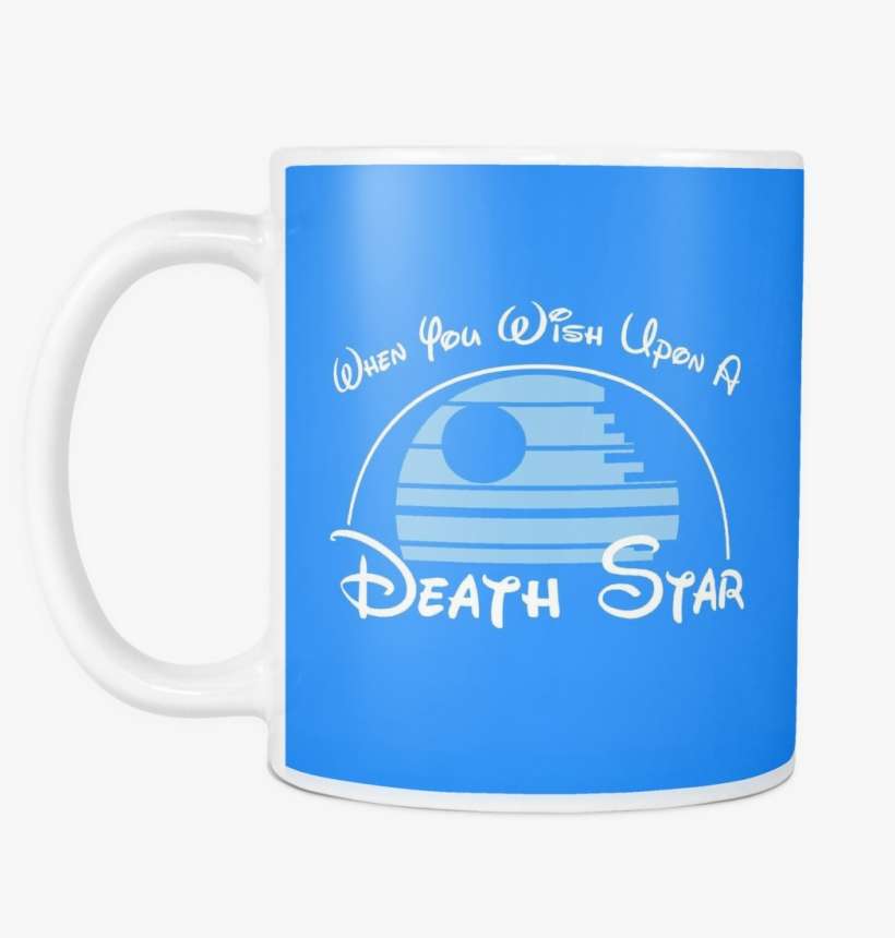 Wish Upon A Death Star Mug - Star Wars, transparent png download