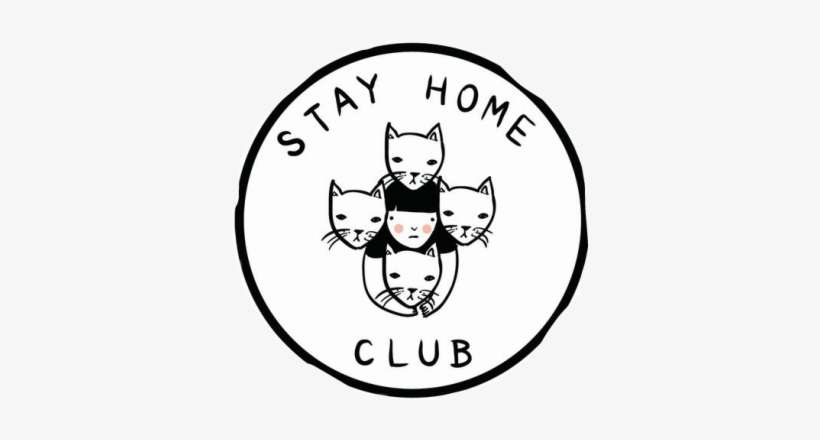 Stay Home Club, transparent png download