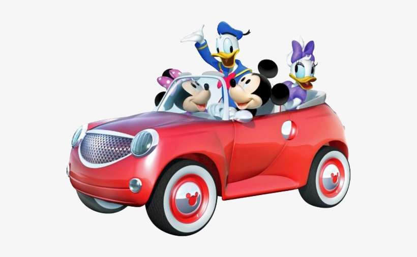Mickey Mouse Clubhouse Clipart - Mickey Mouse Car, transparent png download