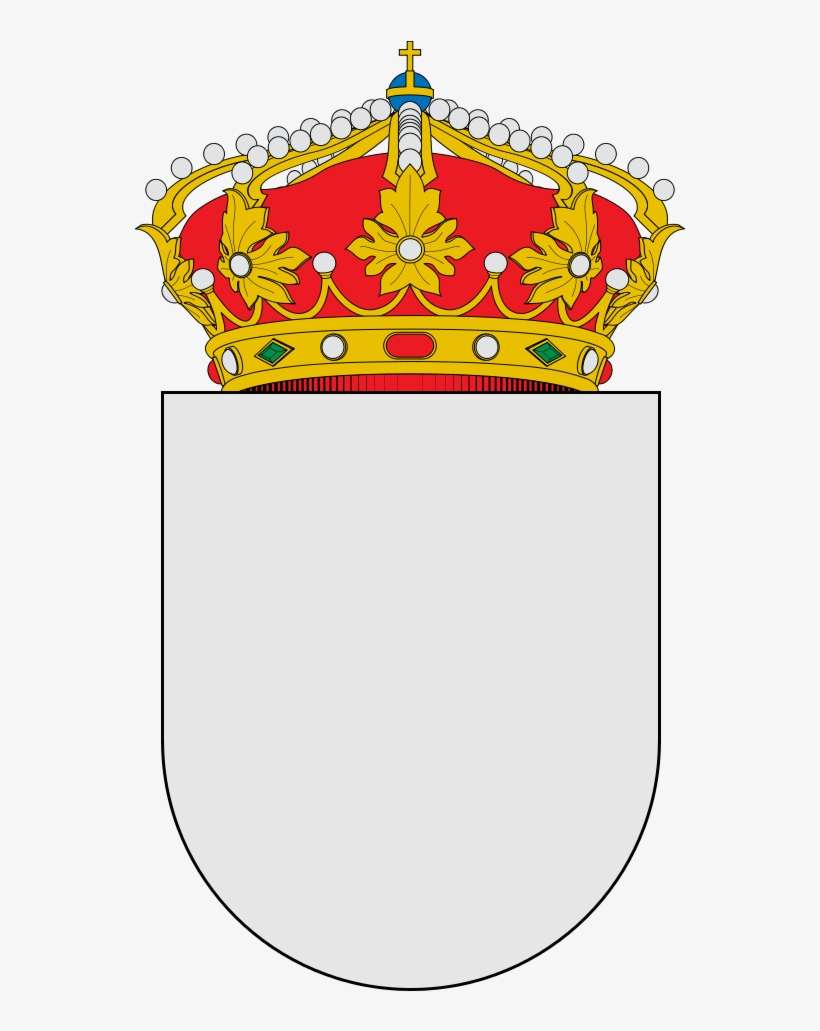 Escudo Vacio Svg Timbrado Corona Cerrada - Escudo Juzcar, transparent png download