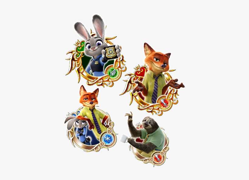 Zootopia Medals - Zootopia Lunch Napkins - 16, transparent png download