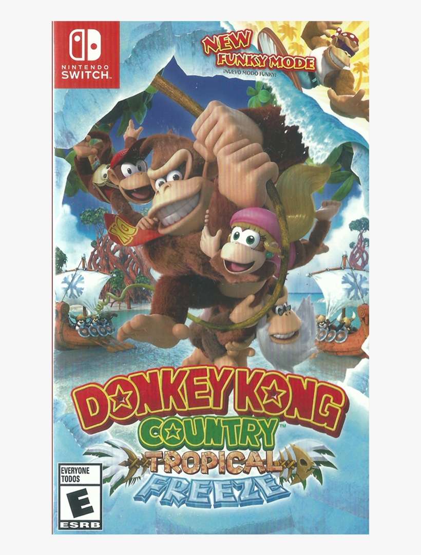 Donkey Kong - Nintendo Donkey Kong Country Tropical Wii U, transparent png download