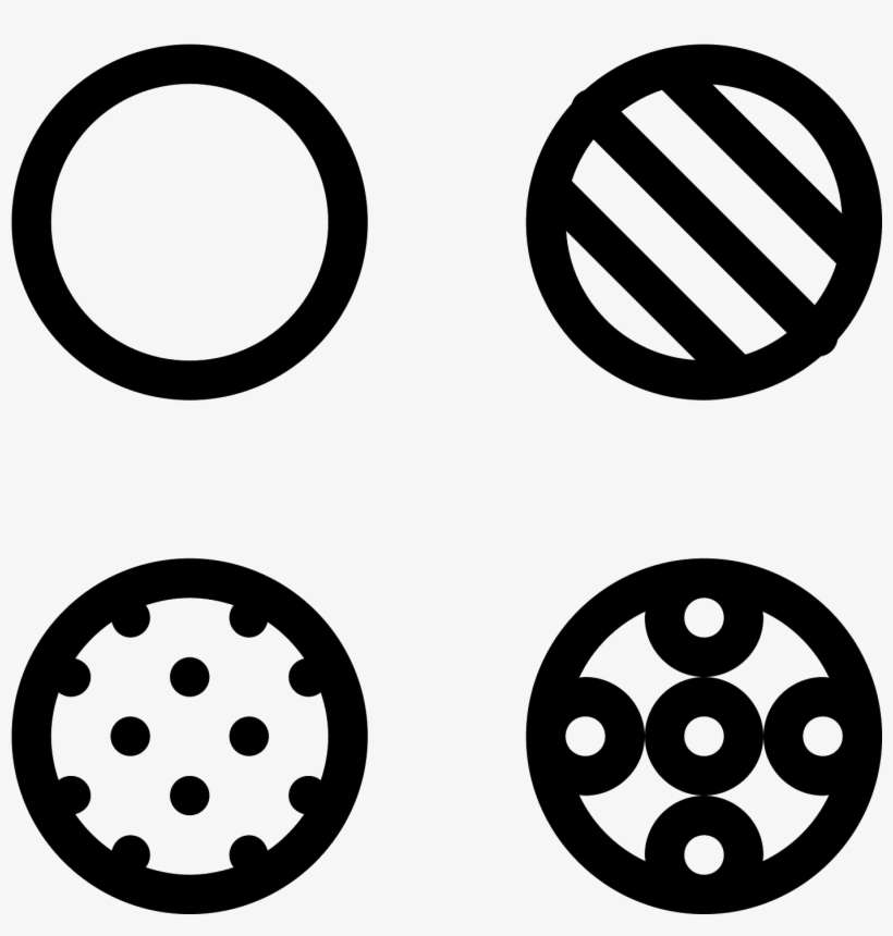 The Icon Image Is Showing Four Circles - Variation Icon, transparent png download