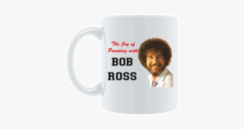 White - Bob Ross Shirt Png, transparent png download