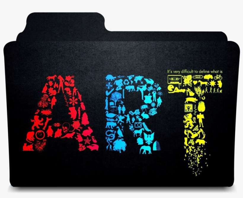 Art Folder Icon By Artist Ranimas On Deviantart - Art Folder Icon Mac, transparent png download