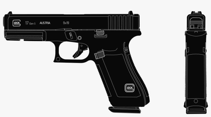 G17 - Glock 19 Gen 5 Mos, transparent png download