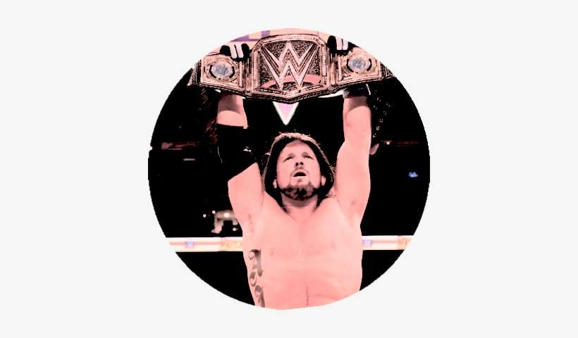 Aj Styles Icons And Header - Wwe Championship, transparent png download