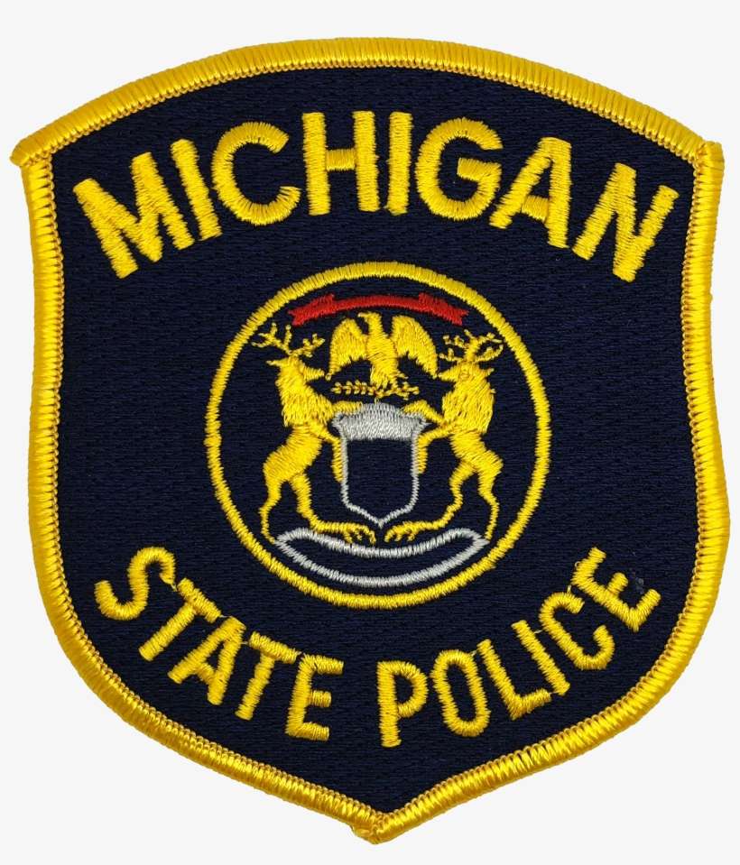Michigan State Police Shoulder Patch - Michigan State Trooper Badge, transparent png download