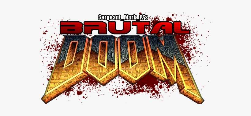 Brutal Doom Logo - Brutal Doom Logo Png, transparent png download