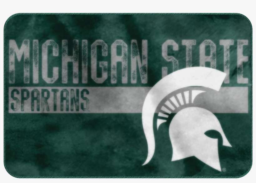Michigan State Spartans Ncaa Bathroom Decorative Foam - Ncaa Michigan State Spartans Worn Out Mat, 20 Inch, transparent png download