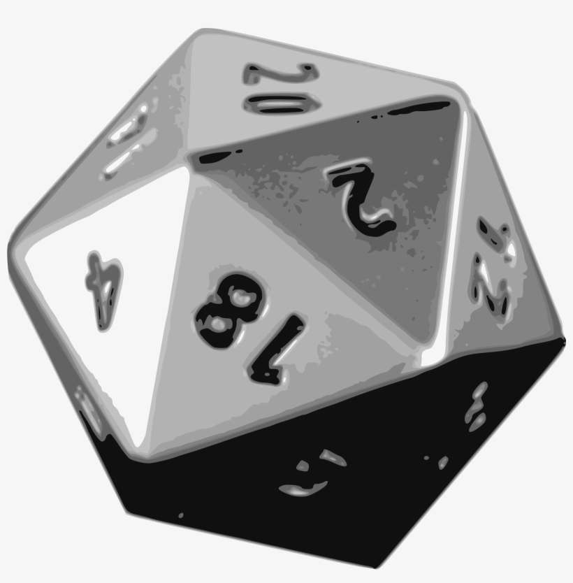 D20 Png - 8 Sided Dice Png, transparent png download