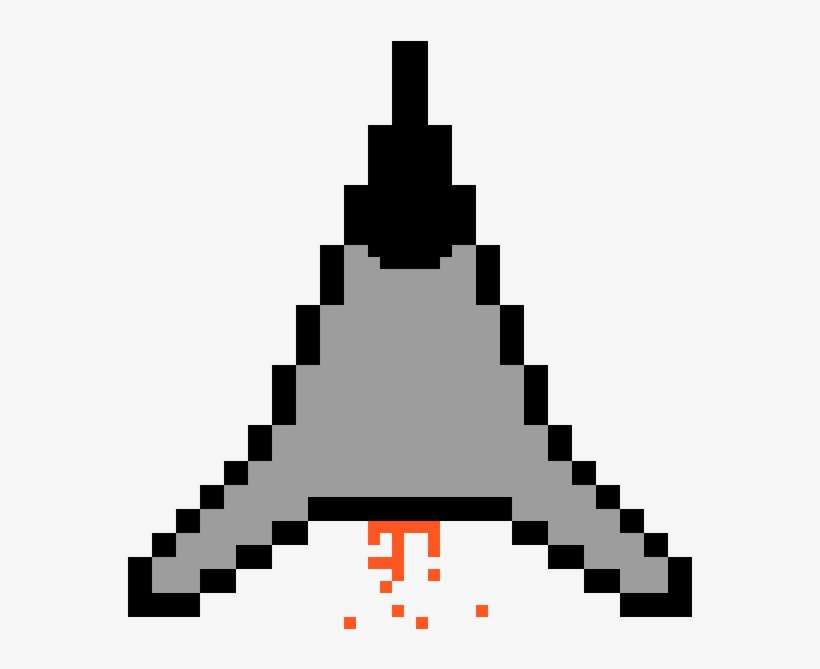 Pixel Spaceship - Pixel Art Pokemon Snorlax, transparent png download