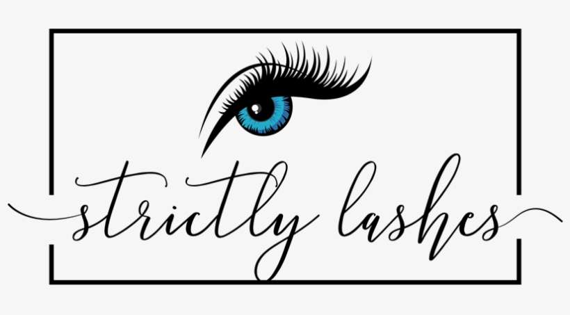 Strictly Lashes - Eye With Lashes Vinyl Wall Art, Size Medium, transparent png download