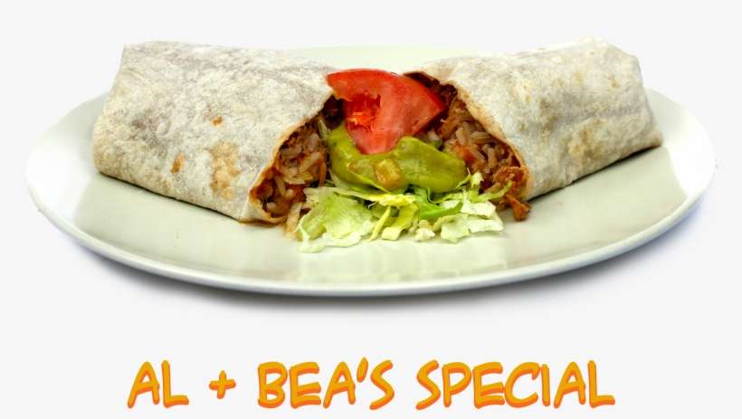 Burrito In Plate Png, transparent png download