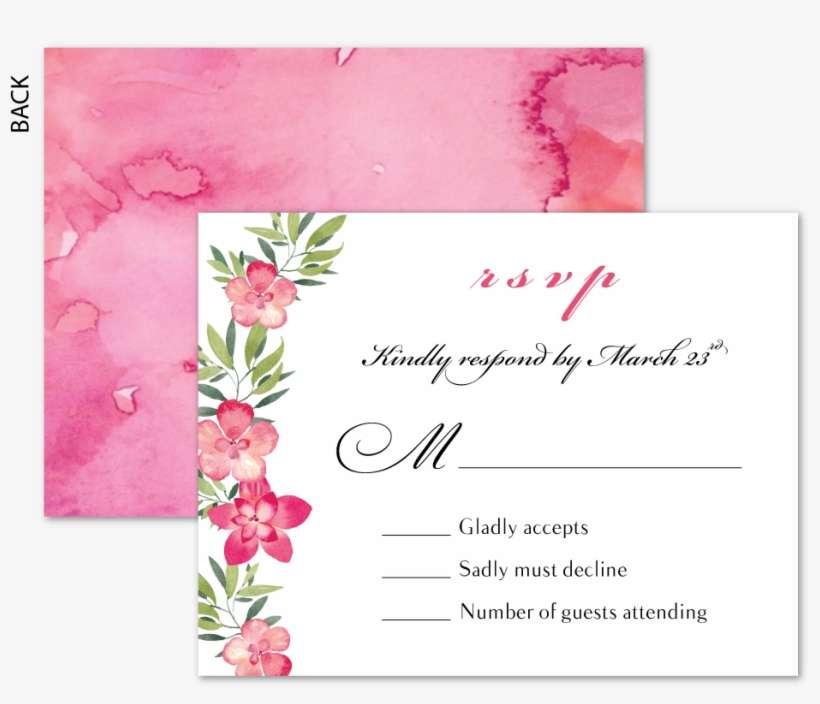 Rsvp-springflowers - Flower, transparent png download