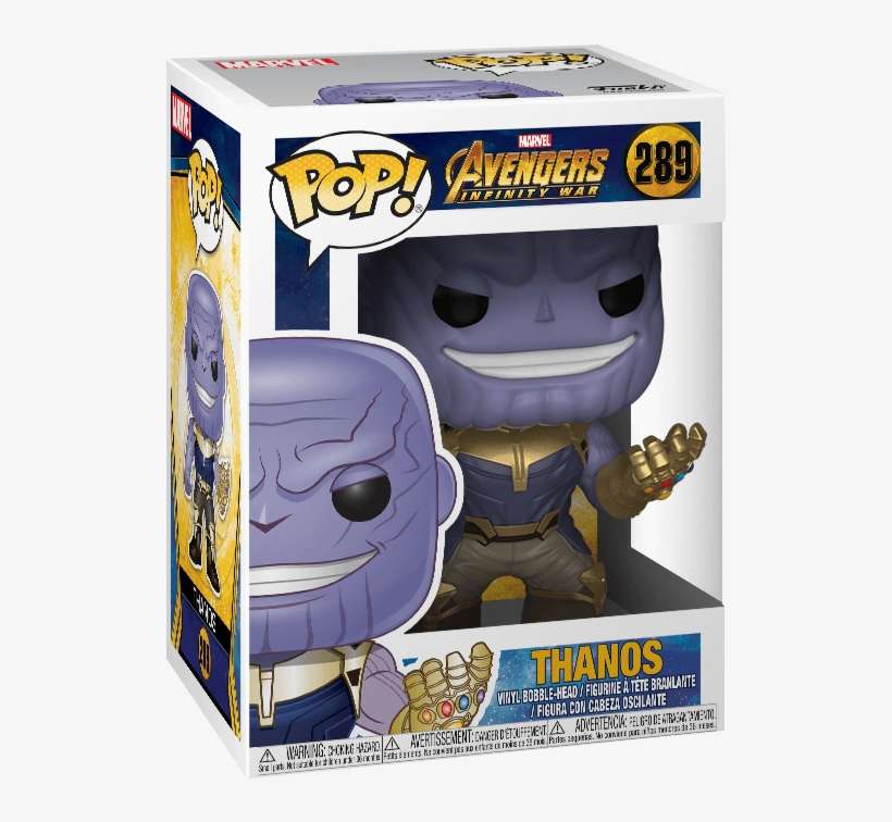 Zoom - Funko Pop Thanos 289, transparent png download
