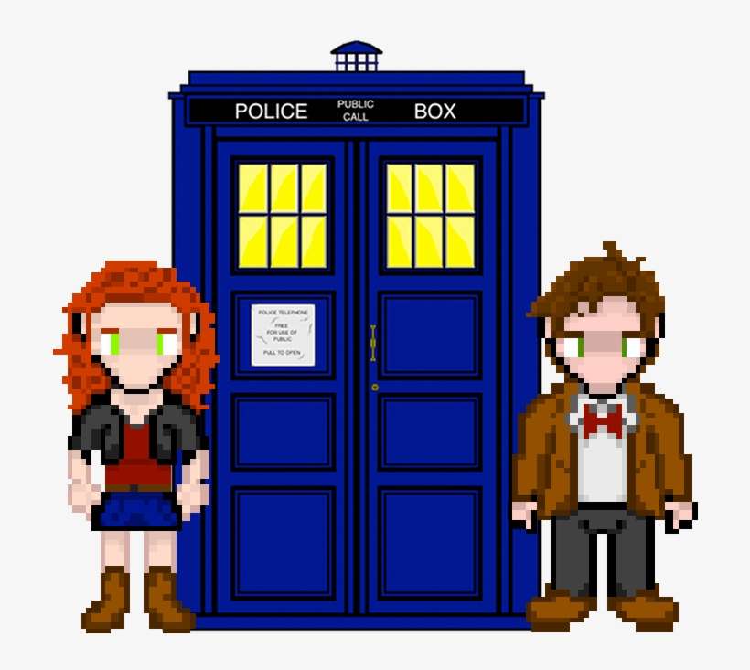Tardis, The Doctor & Amy - Tardis, transparent png download