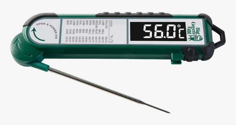Instant Read Digital Thermometer - Big Green Egg Instant Read Thermometer - Bgx-pt100, transparent png download