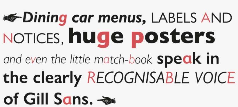 Gill Sans Nova - Typography, transparent png download