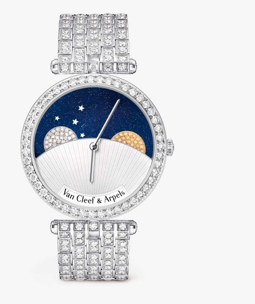 Lady Arpels Day And Night Watch,gold - Lady Arpels Day And Night Watch, transparent png download