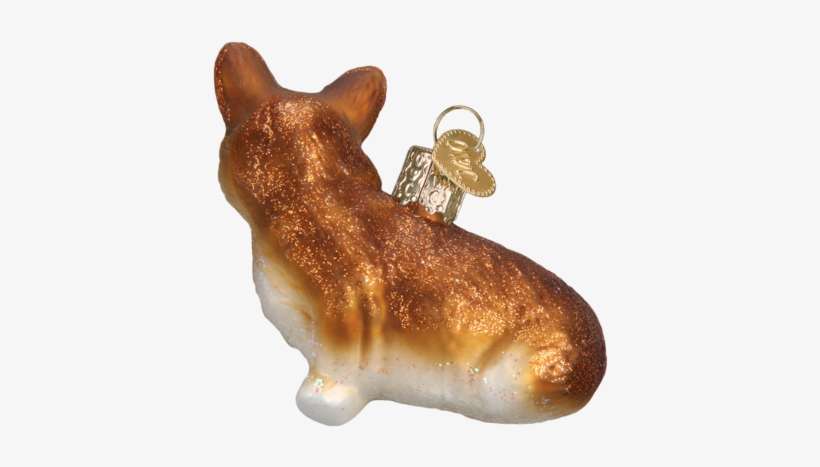 Pembroke Welsh Corgi - 3.5" Old World Christmas Pembroke Welsh Corgi Glass, transparent png download
