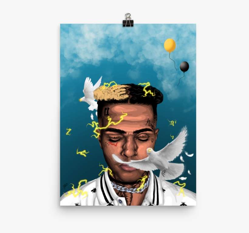Image Of Xxxtentacion Premium Gloss Poster - Xxxtentacion, transparent png download