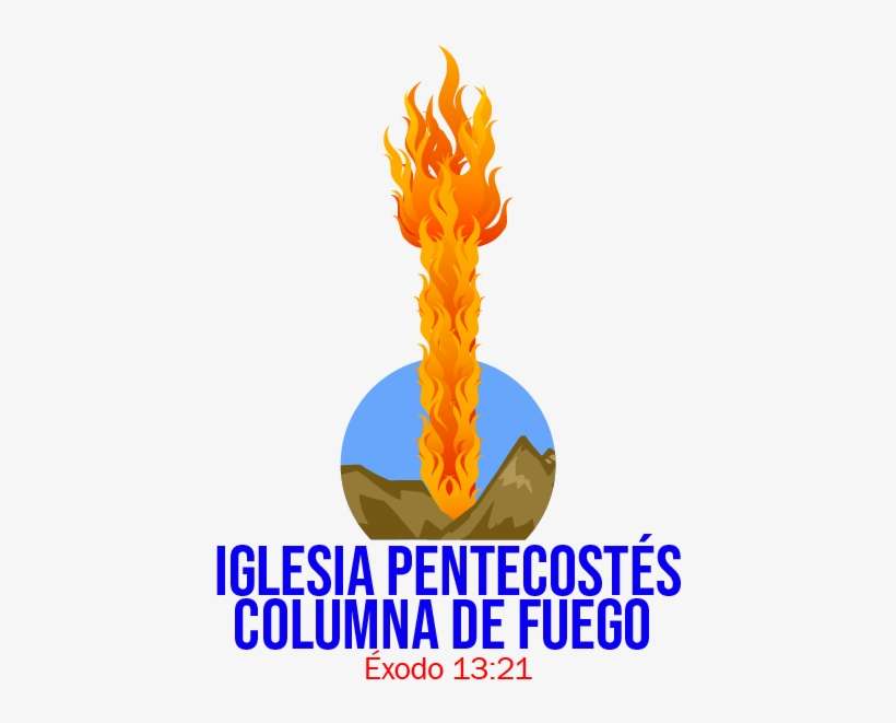 Iglesia Pentecostés Columna De Fuego - Pentecost, transparent png download