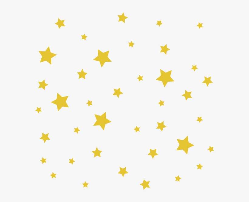 Vinilo Decorativo Infantil Estrellas - Background, transparent png download