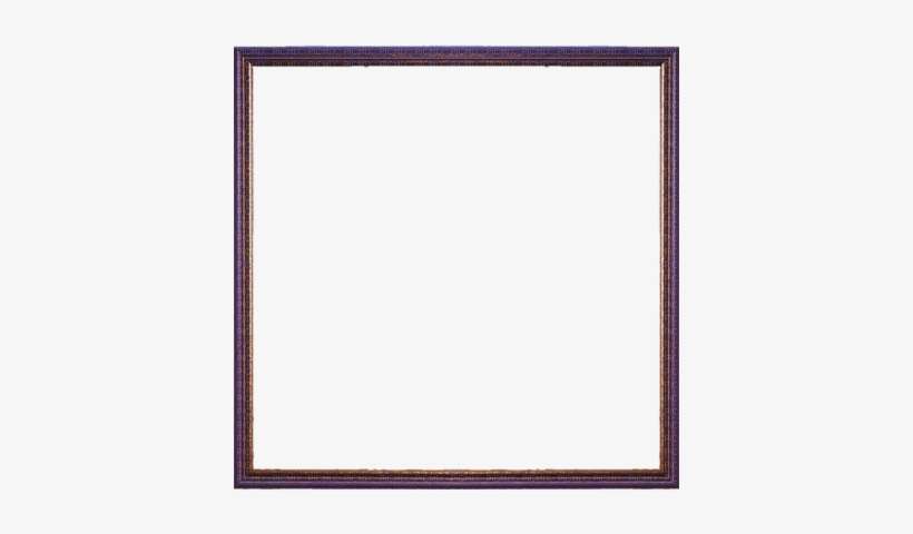 Purple Gold Frame - Picture Frame, transparent png download