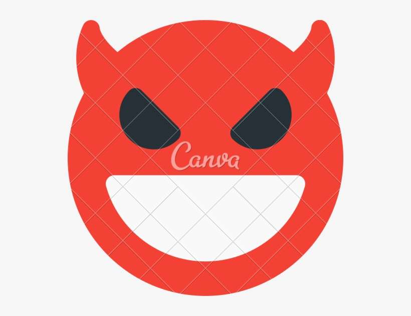 Emoji Icons Devil - Use Canva Like A Pro, transparent png download