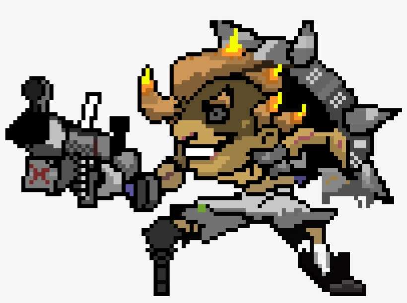 Junkrat Pixelart - Pixel Junkrat, transparent png download