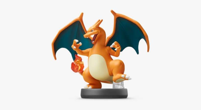 Charizard Amiibo Figure - Super Smash Bros Charizard Amiibo, transparent png download