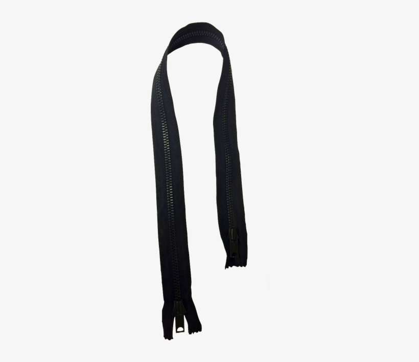Black Metal Zipper - Zipper, transparent png download