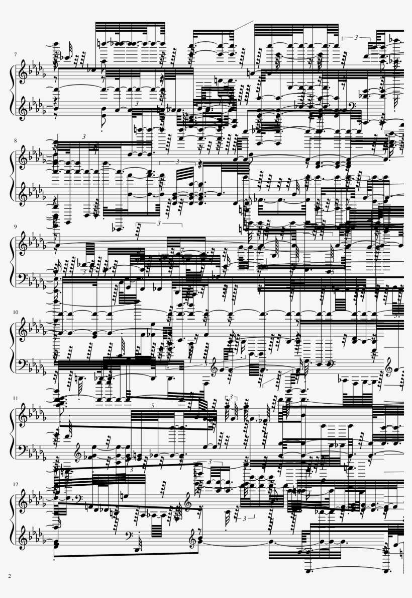 Lg-179447777 Sheet Music 2 Of 8 Pages - Sheet Music, transparent png download