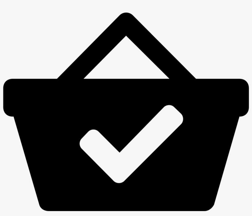 A Paid Icon Is Shown With A Hand Basket That You Go - Icon, transparent png download