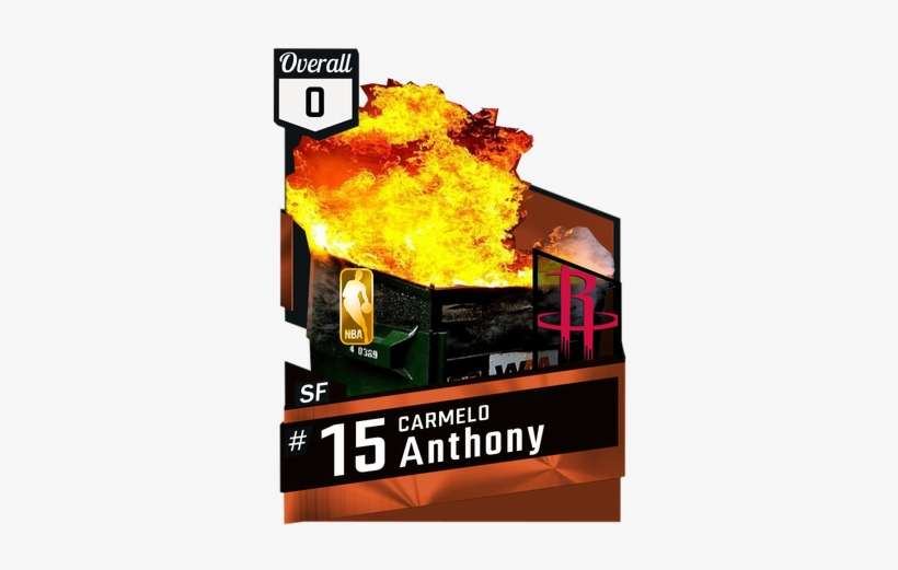 Image/gifcarmelo Takes Big Hit In New 2k Roster Update - Nba Big, transparent png download