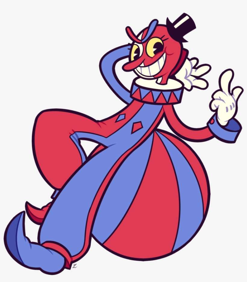 Image Black And White Download Beppi By Yatsunote On - Cuphead Beppi The Clown, transparent png download