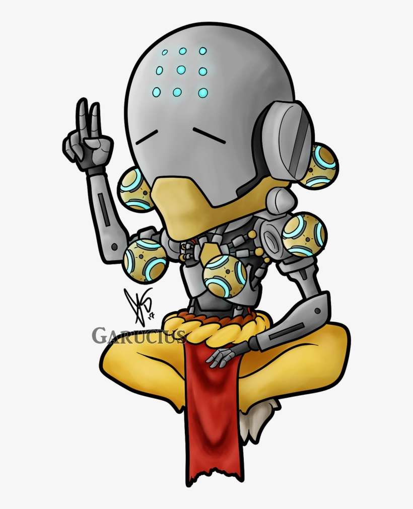 Zenyatta By Garucius - Cartoon, transparent png download
