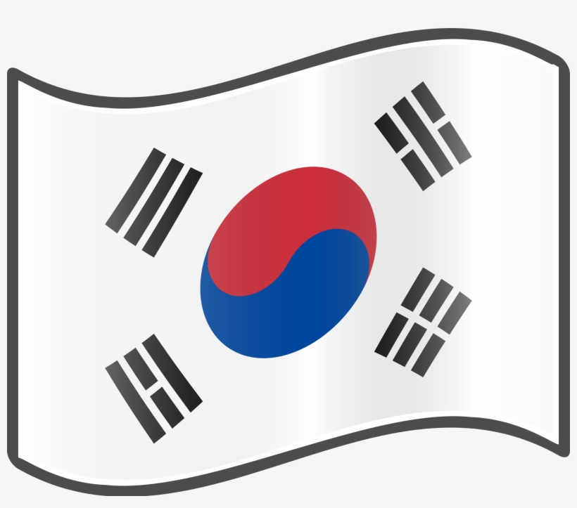 Open - South Korea Flag, transparent png download
