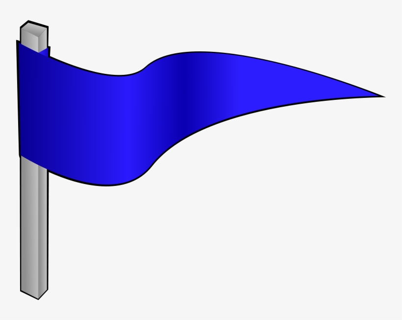 Clipart Flag - Flag On A Pole, transparent png download