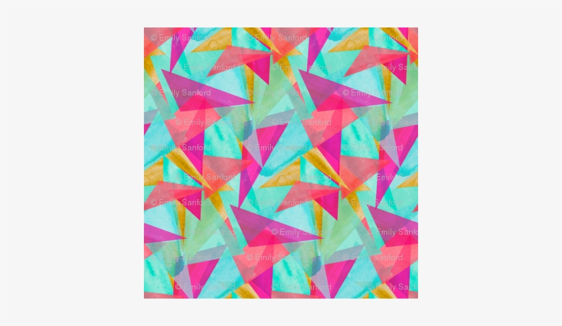 Cinta Watercolor Kaleidoscope - Watercolor Painting, transparent png download