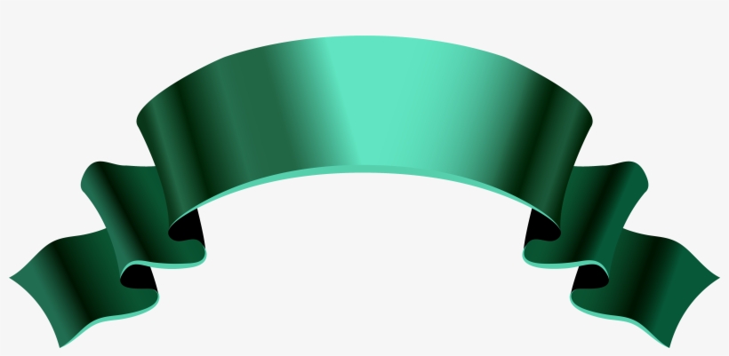 Turquoise Ribbon Banner Png, transparent png download