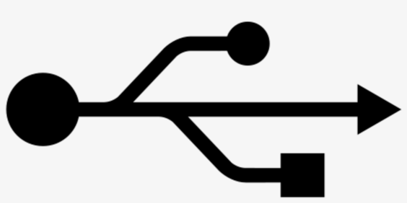 Europe Adopts Universal Micro-usb Cellphone Charger - Usb Logo, transparent png download