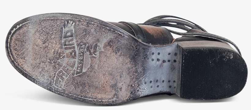 Stair In Black Distressed - Sandal, transparent png download