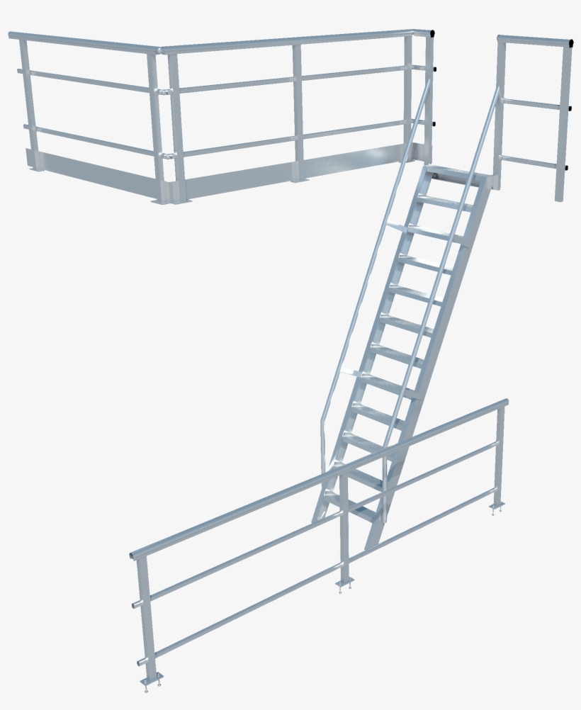 Aluminium Stair - Stairs, transparent png download