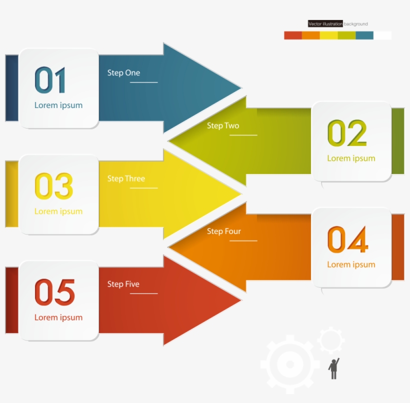 Clip Art Black And White Download Arrow Chart Diagram - Vector Graphics, transparent png download