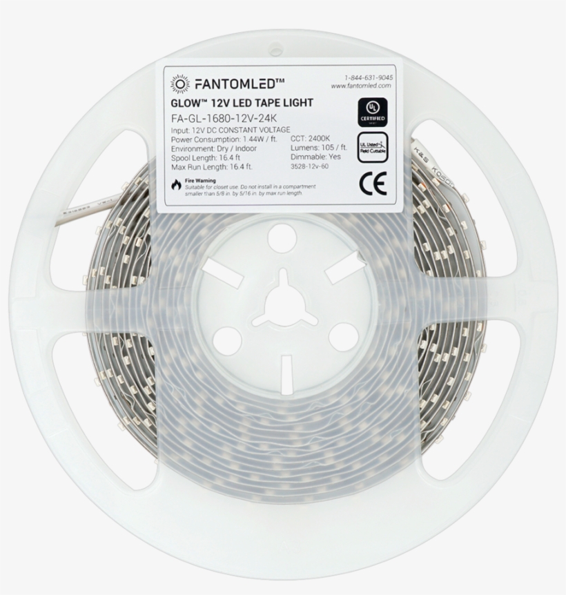 12v Glow™ Led Tape Light - Led Strip Light, transparent png download