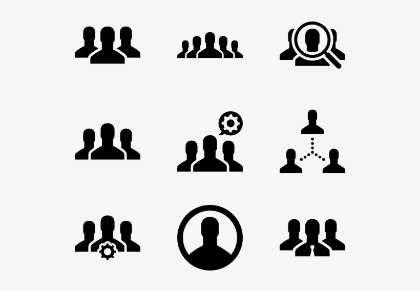 Download 45 Group Icon Packs - Human Icons | Transparent PNG Download ...