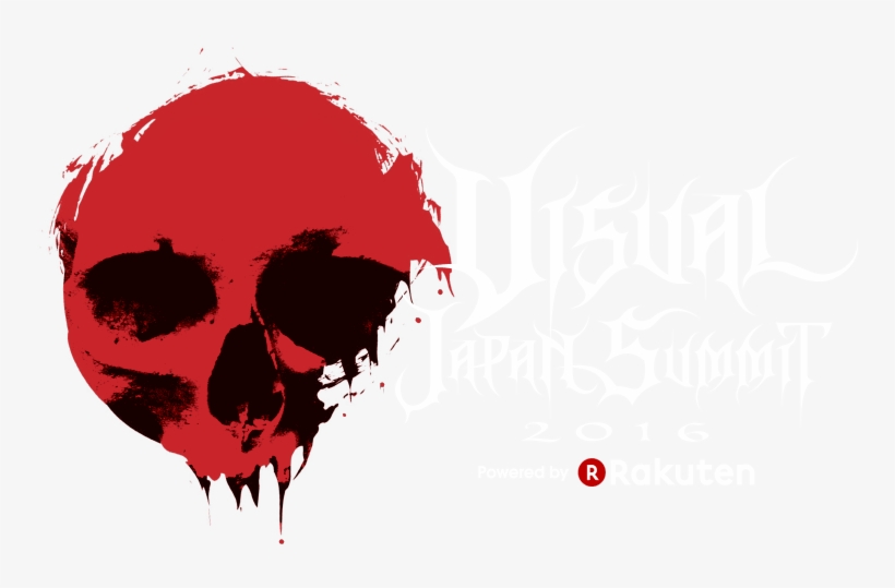 Visual Japan Summit 2016 Powered By Rakuten - Skull, transparent png download