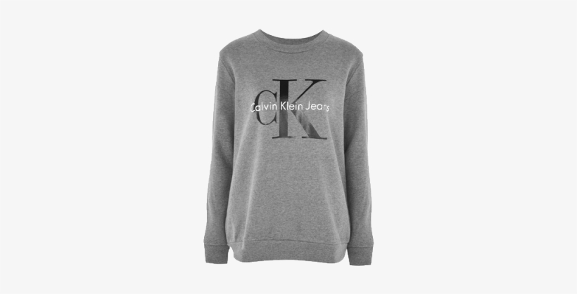 Logo Crew Neck Sweatshirt By Calvin Klein - Crew Neck, transparent png download